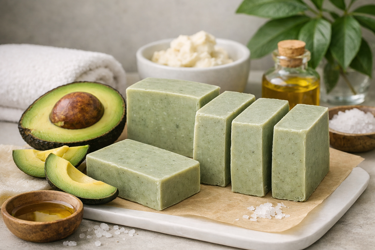 Goat Milk and Tallow Avocado Glow Bar – Hydrating Tallow Soap