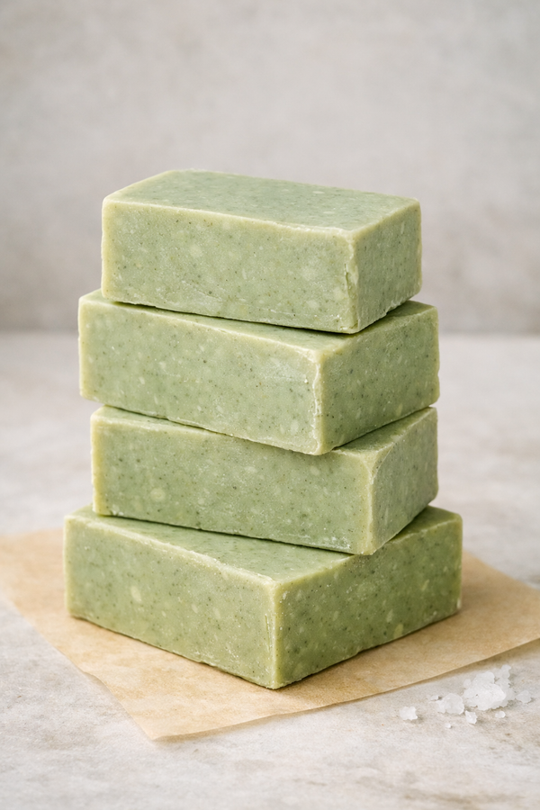 Goat Milk Avocado Glow Bar – Hydrating Tallow Soap with Eucalyptus & Lemongrass Ultra‑creamy soap made with avocado, tallow, and kaolin clay