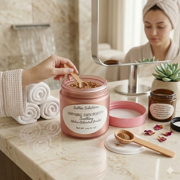Botanical Facial Scrubs Set - Detox, Glow & Calm