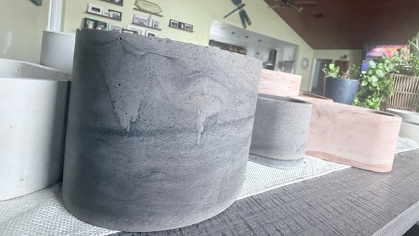 Cylinder Stone Planter