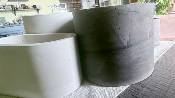 Cylinder Stone Planter