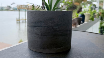 Cylinder Stone Planter