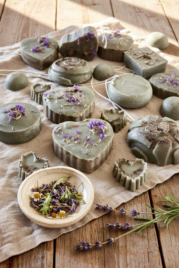 Charcoal Loofah exfoliating Detox Bar