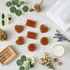 Calming Silk Turmeric + Lemon Peel Jojoba Soap – Gentle Glow & Exfoliation