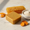 Calming Silk Turmeric + Lemon Peel Jojoba Soap – Gentle Glow & Exfoliation